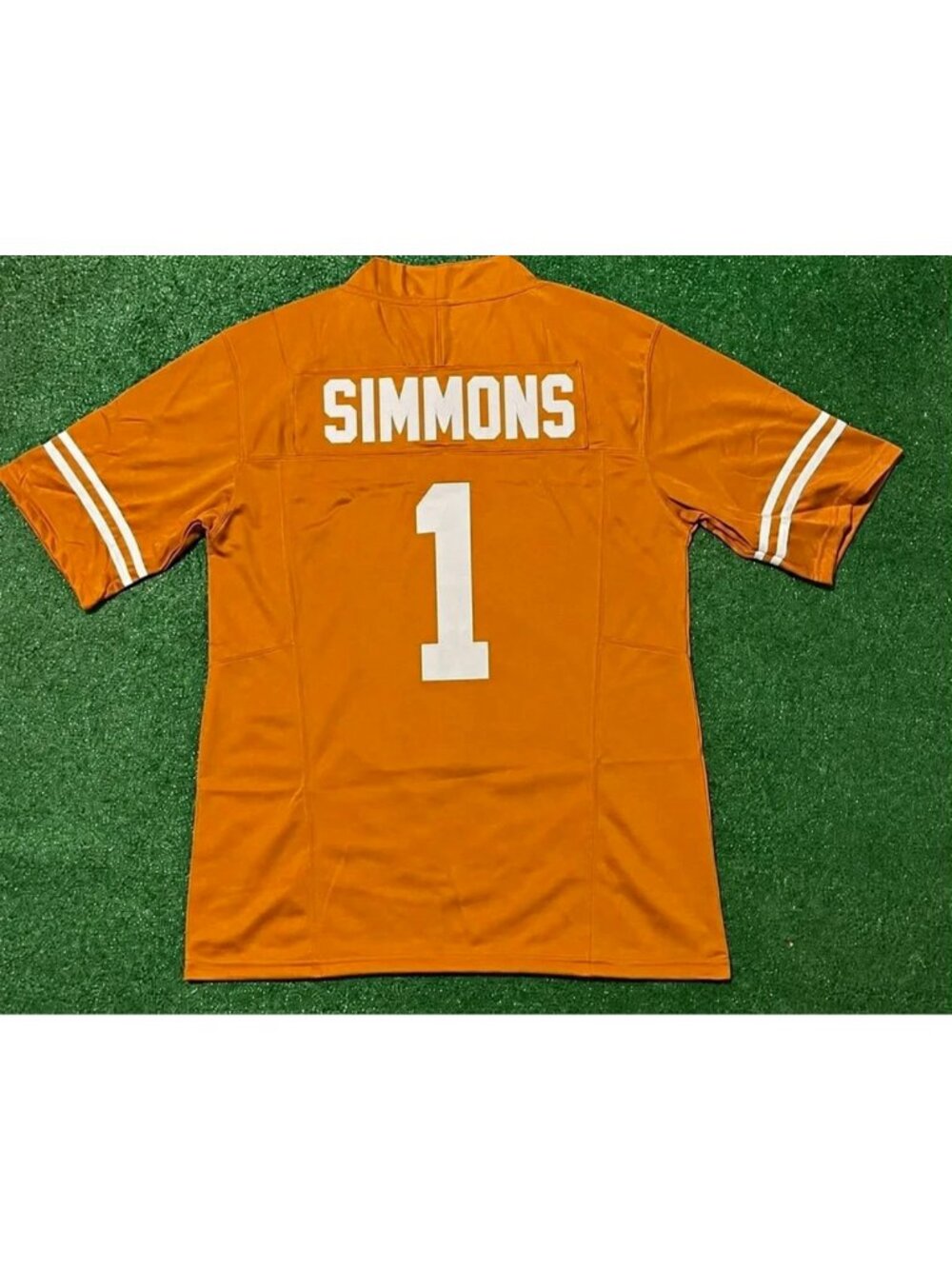 Colin Simmons Orange Stitched Jersey Vapor
